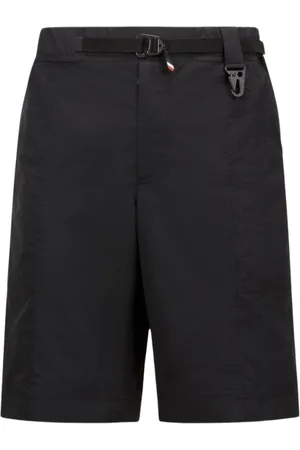 Moncler Korte broeken, Heren, Zwart, XL, Zwarte Technische Korte Broek