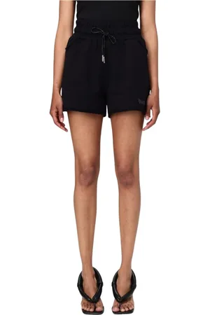 DISCLAIMER Korte broeken, Dames, Zwart, XS, Zwarte Trekkoord Casual Shorts