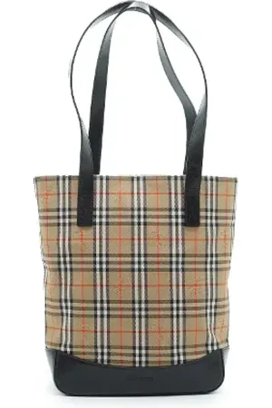 Burberry Pre-owned, Dames, , ONE Size, Leer, Tweedehands leren handtassen