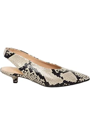 BIANCA DI Schoenen, Dames, Veelkleurig, 40 EU, Leer, Python Print Slingback Sandal