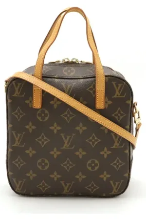LOUIS VUITTON Pre-owned, Dames, Bruin, ONE Size, Tweedehands Canvas Louis Vuitton tassen