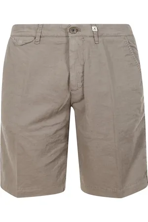 MYTHS Korte broeken, Heren, Bruin, L, Katoen, Off White Lichtgewicht Katoenen Bermuda Shorts