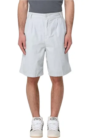 Carhartt Korte broeken, Heren, Grijs, W30, Katoen, Casual Grijze Shorts Regular Fit