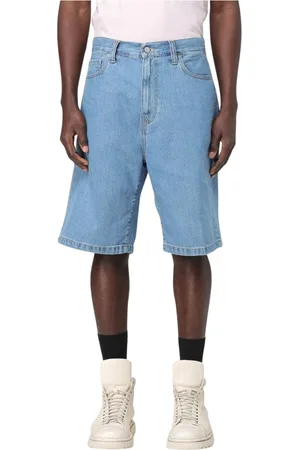 Carhartt Korte broeken, Heren, Blauw, W31, Denim, Blauwe Denim Shorts Stijlvol en Functioneel