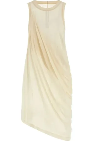 Rick Owens Tops, Heren, Wit, S, Heren Tank Top Anthem T-Shirt