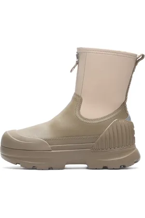 UGG Schoenen, Dames, Groen, 39 EU, Leer, Neumel W Mosterdzaad Waterdichte Laarzen