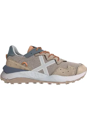 Munich Schoenen, Dames, Veelkleurig, 36 EU, Polyester, Chunky Shibuya Beige Sneakers