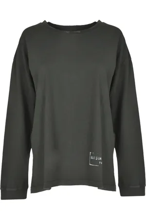 Maison Margiela Tops, Dames, Zwart, S, Stijlvolle T-shirts en Polos Collectie