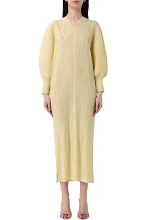 MEIMEIJ Kleedjes, Dames, Groen, 2Xs, Elegante Lime Statement Jurk