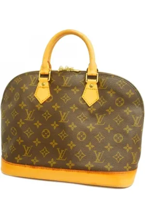 LOUIS VUITTON Pre-owned, Dames, Bruin, ONE Size, Tweedehands Canvas Louis Vuitton tassen