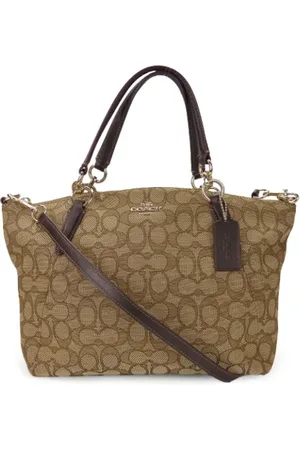 Coach Pre-owned, Dames, , ONE Size, Tweedehands Canvas handtassen