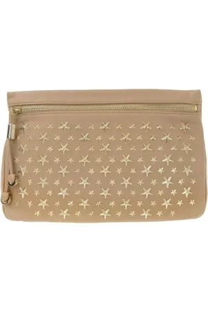 Jimmy Choo Pre-owned, Dames, Roze, ONE Size, Leer, Pre-owned Leather clutches