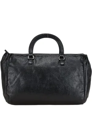Prada Pre-owned, Dames, Zwart, ONE Size, Leer, Tweedehands leren handtassen