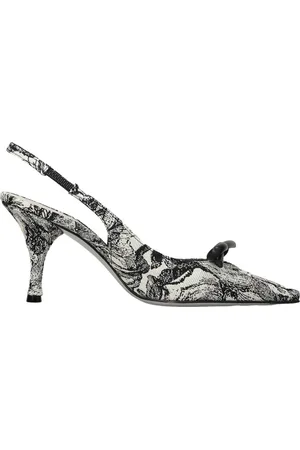 ROBERTO FESTA Schoenen, Dames, Veelkleurig, 38 1/2 EU, Stijlvolle Slingback Marigold in wit en zwart