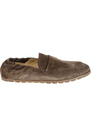 Neil Barrett Schoenen, Heren, Bruin, 42 1/2 EU, Bruine leren loafer met moderne twist