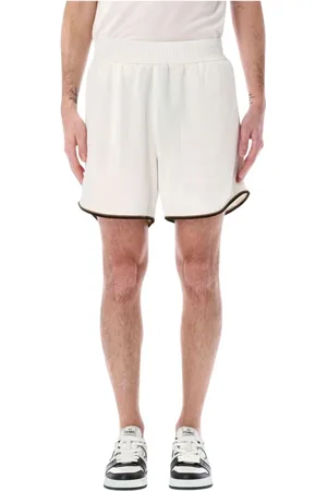Fendi Korte broeken, Heren, Wit, S, Witte Slim-Fit Elegante Broek