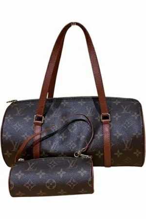 LOUIS VUITTON Pre-owned, Dames, Bruin, ONE Size, Tweedehands Canvas Louis Vuitton tassen