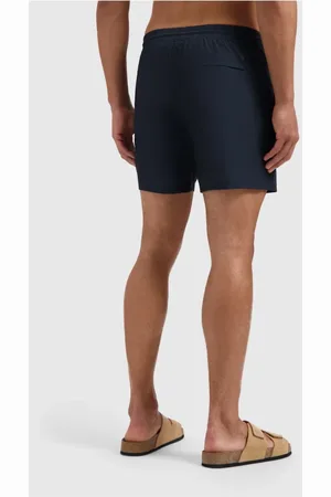 Pure Path Korte broeken, Heren, Blauw, M, Polyester, Tonal Logo Zwemshorts Navy Heren