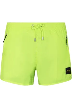 F**K Badkleding, Heren, Groen, M, Heren Strand Boxer Shorts