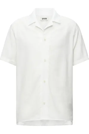 Drykorn Overhemden, Heren, , L, Katoen, Bloemen Jacquard relaxte pasvorm overhemd