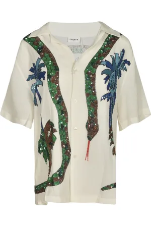 P.A.R.O.S.H. Blouses & Shirts, Dames, Veelkleurig, M, Stijlvolle Overhemden Collectie