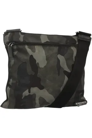 Prada Pre-owned, Dames, Groen, ONE Size, Nylon, Pre-owned Nylon prada-bags