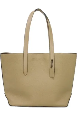 Coach Pre-owned, Dames, , ONE Size, Leer, Tweedehands leren handtassen