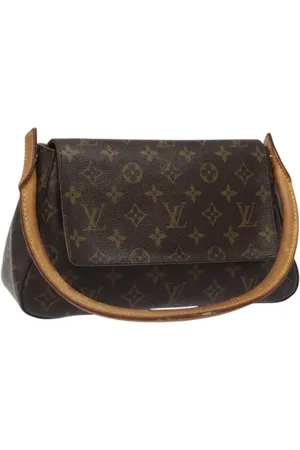 LOUIS VUITTON Pre-owned, Dames, Bruin, ONE Size, Tweedehands Canvas Louis Vuitton tassen