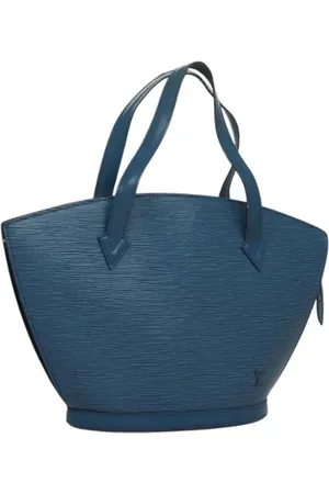 LOUIS VUITTON Pre-owned, Dames, Blauw, ONE Size, Leer, Tweedehands leren Louis Vuitton tassen