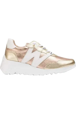 Wonders Schoenen, Dames, Bruin, 38 EU, Platina Koper Urban Sneakers