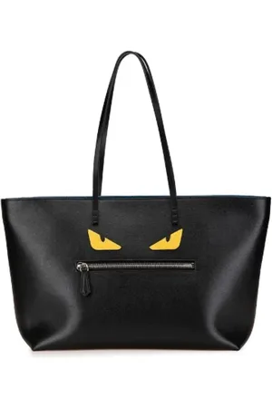 Fendi Pre-owned, Dames, Zwart, ONE Size, Leer, Pre-owned Leather totes