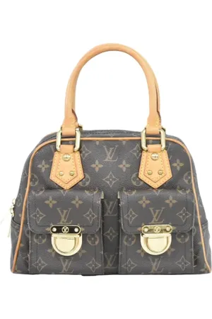 LOUIS VUITTON Pre-owned, Dames, Bruin, ONE Size, Tweedehands Canvas Louis Vuitton tassen
