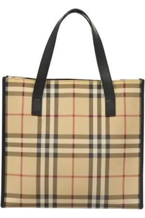 Burberry Pre-owned, Dames, , ONE Size, Leer, Tweedehands leren handtassen