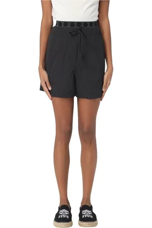 Kenzo Korte broeken, Dames, Zwart, M, Zwarte Casual Shorts voor Vrouwen
