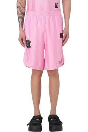 BARROW Korte broeken, Heren, Roze, S, Stijlvolle Grafische Shorts