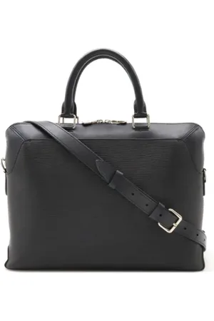 LOUIS VUITTON Pre-owned, Heren, Zwart, ONE Size, Leer, Pre-owned Leather briefcases