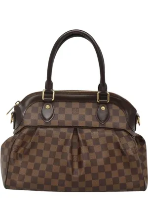 LOUIS VUITTON Pre-owned, Dames, Bruin, ONE Size, Tweedehands Canvas Louis Vuitton tassen