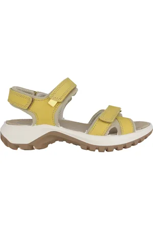 Rohde Schoenen, Dames, Geel, 35 EU, Suède, Comfortabele damessandaal - Geel