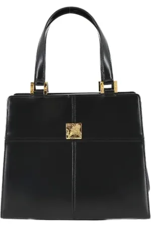 Saint Laurent Pre-owned, Dames, Zwart, ONE Size, Leer, Tweedehands leren handtassen