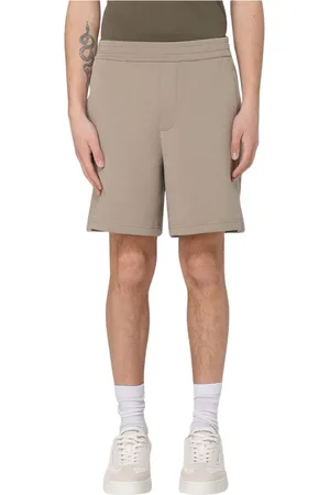 Armani Exchange Korte broeken, Heren, Grijs, S, Zwarte Casual Tailored Shorts