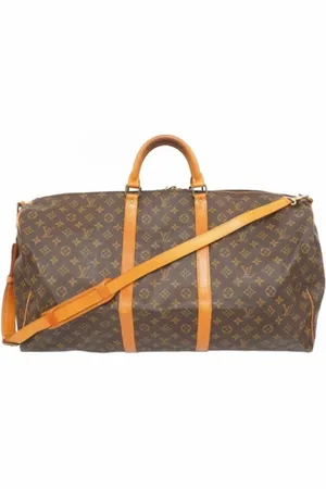 LOUIS VUITTON Pre-owned, unisex, Bruin, ONE Size, Tweedehands Canvas Louis Vuitton tassen