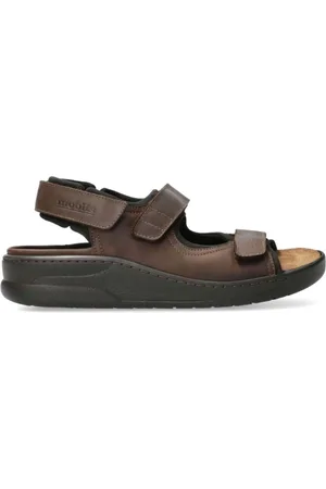 Mephisto Schoenen, Heren, Bruin, 46 EU, Bruine Leren Sandaal voor de Zomer