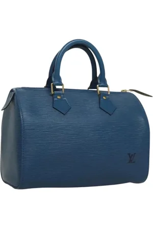 LOUIS VUITTON Pre-owned, Dames, Blauw, ONE Size, Leer, Tweedehands leren handtassen