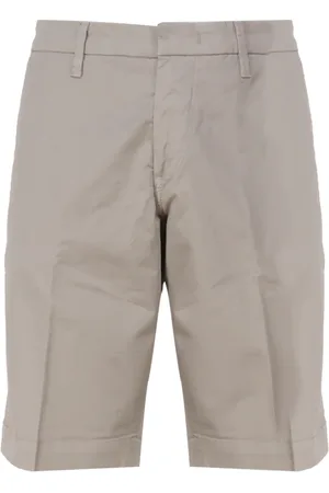 FAY Korte broeken, Heren, Grijs, W33, Katoen, Bermuda Shorts