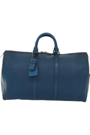 LOUIS VUITTON Pre-owned, unisex, Blauw, ONE Size, Leer, Tweedehands leren Louis Vuitton tassen