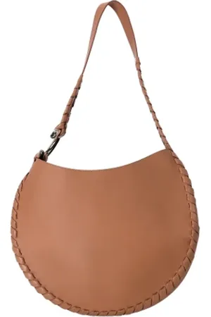 Chloé Pre-owned, Dames, Bruin, ONE Size, Leer, Pre-owned Fabric handbags