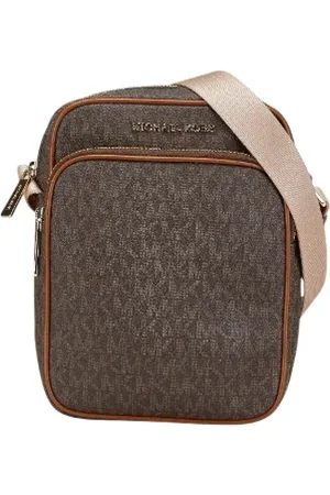 Michael Kors Pre-owned, Dames, Bruin, ONE Size, Leer, Pre-owned Leather crossbody-bags