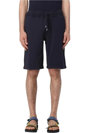C.P. Company Korte broeken, Heren, Blauw, L, Katoen, Blauwe Casual Shorts voor Mannen