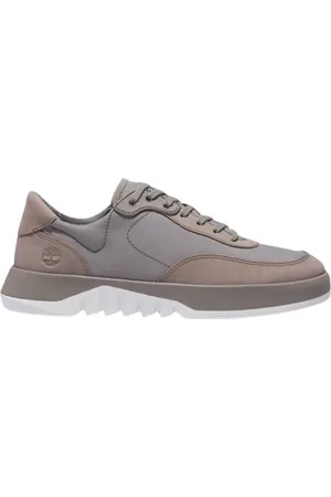 Timberland Schoenen, Heren, Grijs, 43 EU, Leer, Stijlvolle Sneakers