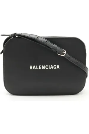 Balenciaga Pre-owned, Dames, Zwart, ONE Size, Leer, Tweedehands leren schoudertassen